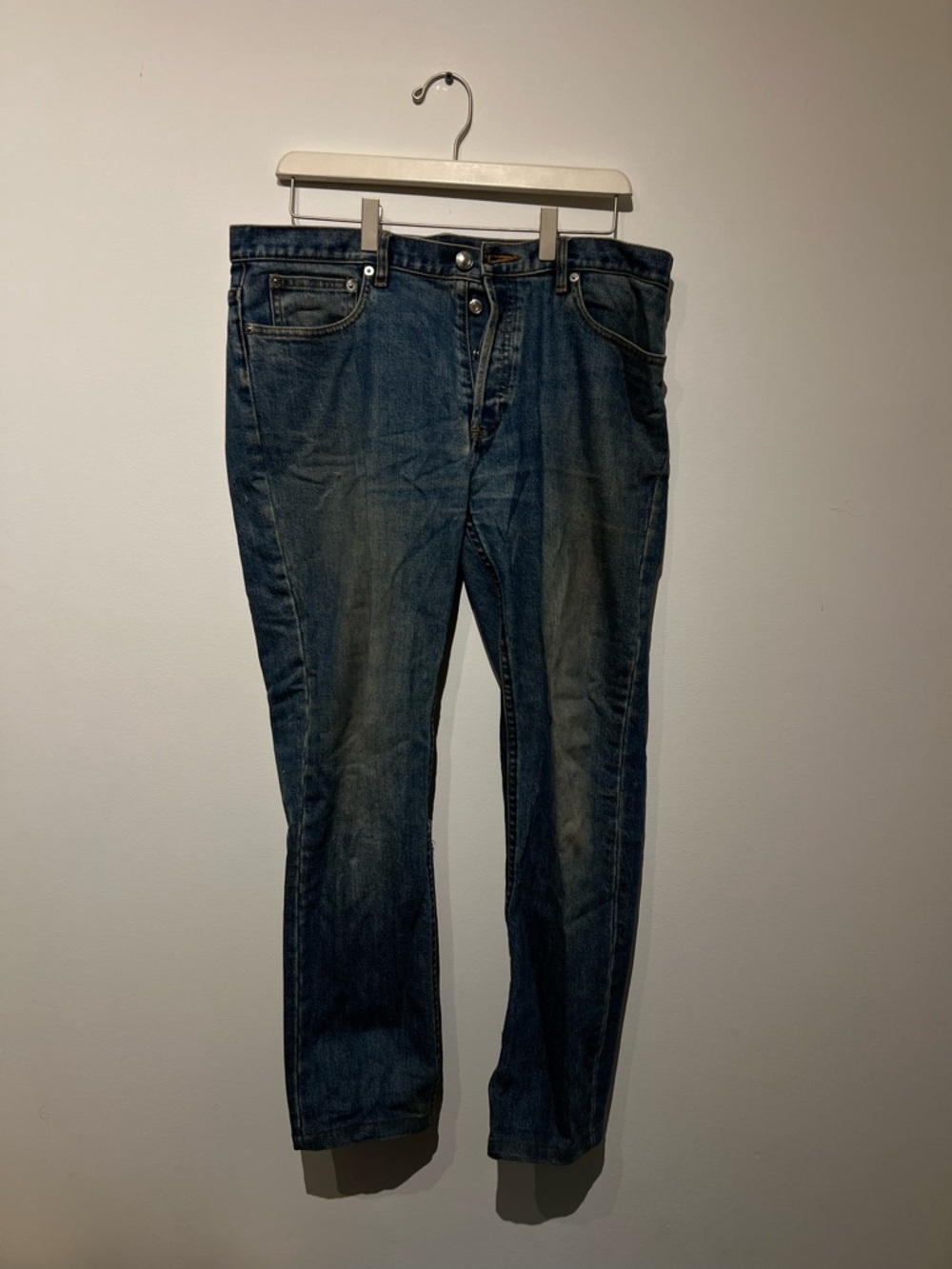 A.P.C. Men's Slim Straight Indigo Denim Jeans
